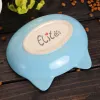 Feeding Cute Ceramic Cat Bowl Pet Feeder Cat Bowl Shallow Cat Food Bowl Non Slip Dish Puppy Dog Wide Cat Water Bowls