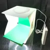ZK20 20cm 작은 접이식 휴대용 LED 미니 스튜디오 상단 오프닝 라이트 박스 사진 조명 작은 간단