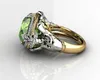 14K Geel Goud Natuurlijke Smaragd Edelsteen Ring voor Vrouwen Fijne Anillos De Anel Bijoux Femme Sieraden Bizuteria 14K Gouden Jade Ring 240228