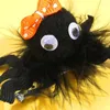 Haaraccessoires 2 stuks Halloween Pluche Spider Clip Cartoon Kinderen Haarspeld Haarspeldjes Meisjes Kids Party Decor Hoofdtooi