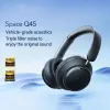 Headphones Space Q45 New 100% Original Wireless Bluetooth Headphones Triple Dynamic Active Noise Cancellation LDAC HiRes