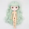 Bonecas geladas dbs blyth, boneca 1/6 bjd, corpo articulado, pele branca, rosto fosco, boneca nua, brinquedo de anime, rosto sorridente, presente para meninas