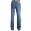 Simon Lena Spring/Summer Men's New Micro Horn Jeans Korean Trendy Elastic Men's Horn Jeans