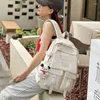 Schooltassen Mode Heren Rugzak Waterdichte Nylon Rugzak Voor Tiener Schooltas Kawaii Damestas Groen Liefhebbers Reizen Schouder Mochila