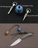 Mines Knife Beads V Pendants Ear Spoon Fruit Sign Outdoor Travel Portable Toothpick Hang Buckle 240220