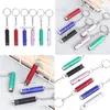 Keychains Lanyards Mtifunction Portable Mini Led Flashlight Keychain Aluminum Uv Light Currency Detector Lamp Key Chains Torch Wit Dhvur