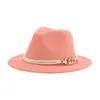 Girl Hat Boys Fedoras Hats för kvinnor 52 cm 54 cm Solid Small Panama Jazz Caps Belt Dress Formal Outdoor Sombreros de Mujer 240219