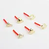 Studörhängen 10st Legering Oregelbundenhet Hjärtpinnar Piercing Connector Ear Studs Needle For Women Girls Fashion Jewel Gifts