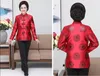 Großhandel neue chinesische traditionelle Stil Männer Frauen Satin Jacke Casual Tang-Anzug Neujahr T-Shirts Tops Jacken bequeme lange Ärmel Mantel Größe M-XXXL