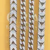 New Type Custom Sterling Sier 6Mm 8Mm Lab Diamond Moissanite Cuban Link Chain For Man