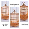 Nests Hanging Bird Cage, Round Birdcages with Feeder and Hanging Hook, Bird Carrier for Small Birds Parakeets Parrot Finches