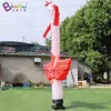 Groothandel 5mH (16,5ft) met blower Aangepaste reclame opblaasbare vleugels luchtdanser buis man speelgoed sport inflatie hemeldanser voor feestevenement decoratie