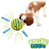 Toys Self Refing Puppy Oyuncak Yalnız Vaggle Kıkırdama Blow Ball Interactive Pet Oyuncak Köpekler Squeaky Plastik Toplar Kıkırdayan Ses Çiğneme Topu
