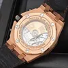 Dress Watch Fashion Wristwatch AP Wrist Watch Royal Oak Offshore Series Mens 42mm Diameter Precision Steel 18k Rose Gold Male Leisure Luxury Chronograph 26470OROO