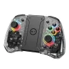 Konsole bezprzewodowe kontroler gier Regulowany RGB świecący gamepad dla NS Switch Turbo Gyroscope Battery Sterowany kontroler gier