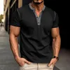 Herrrundhals t-shirt kortärmad polo skjorta designer polos skjortor man mode panelerade t-shirts bomull blandar kläder sommaren andningsbara tees