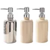 Liquid Soap Dispenser Ceramic Hand Pump Bottle Refillable Jar Dusch för badrum Lotion Farmhouse