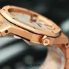 Montre pilote Top montre-bracelet AP montre-bracelet Royal Oak série 18K or Rose 33mm mouvement à Quartz montre pour femme 67653OR