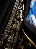 Japan Yanagis W037 Promotional Alto Saxophone Black Woodwind Silver key Alloy Alto Sax Brass Musical Instrument With Case Mouthpiece