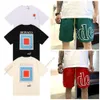 Hoodie Designer T shirts Mens Shorts Women Graphic Hoodies Tees Pattern Tops Short Sleeve Tshirt Hip Hop Letter Graffiti Print Loose Sweatshirts Rhude Short Pants