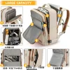 Plecak samolotowy plecak dla kobiet mężczyzn laptop bagaż bagaż man duża pojemność torby biznesowe wielofunkcyjne plecaki Mochilas