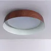 Taklampor nordiska minimalistiska trämornslampa loft vardagsrum ljuskrona kök ljusarmaturer sovrum studie ögonskyddslampor