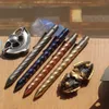 EDC Brass Copper Alloy Cyrloy Pen z kolekcją pisanie wielofunkcyjne przenośne narzędzia zewnętrzne 240220