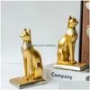 Декоративные предметы, статуэтки, ретро египетская кошка, скульптура из смолы, коллекционные украшения, Древний Египет, статуя Бога, офисное украшение для дома, Dhhyk