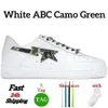 Bapestask8 sta casual schoenen Sk8 lage mannen vrouwen octrooi leer zwart wit abc camouflage camouflage skateboarden sport bapely trainers buitenhaai