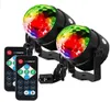 Party Lights Disco Ball Strobe Light Disco Light 7 Colors Sound Activated Stage Light with Remote Control for Festival Bar Club Pa3253596