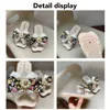 Slipper Bow Girl Anti Slip Gredyble Girl Anti Slip 3-10-LAT RETRO STRO STYRES SLIDE Outdoor Slide J240228