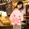 50cm Lovely Kawaii Lolita BunnyRabbit Plush Backpack School Bag Stuffed Animal Toy Plushie for Kids Women Childs Adults Gift 240223