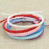 Link Bracelets Handmade Wax String Bracelet Waterproof Thread Braided Bangles Women Men Bohemian Twist Friendship Wristband Jewelry