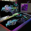 Kuddar RGB Mouse Pad Metroid Mousepad Spelspelarmatta Mouse Pad Game Player Led Light Tangentbord Desk Pad Notebook Backlight Mouse Pad