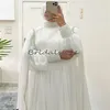 豪華なイスラムイスラム教徒のウェディングドレス2024ハイネック長袖ボーホー花嫁ドレス