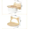 Scratchers For Large Cats Or Kitty Wood And Sisal Rope Wall Shelves And Perches Bed Furniture Jumping Cat Bed Wall Mounted Hammock