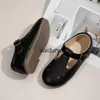 Flat shoes Summer Kids Shoes for Girl New Boy Brown Leather Hollow and breathable Rubber Sole Baby ldrens DressH24229