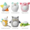 Coussins Enfants Peluches En Peluche Sommeil LED Lampe De Nuit Animal En Peluche Avec Musique Étoiles Projecteur Lumière Dormir Jouets Apaisants Bébé Cadeau