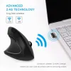 Souris chyi ergonomic vertical souris 2.4g wireless wire wired gauche ordinateur de jeu souris de jeu 6d usb optique de souris mause pour ordinateur portable PC