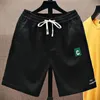 Männer Shorts Schwarz Basketball Kordelzug Männliche Kurze Hosen Schweiß In Groß Designer Koreanischen Stil Baggy Stilvolle Pack Hose 2024