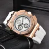 Zegarki na nadgarstki dla mężczyzn nowe zegarki męskie wszystkie targi kwarcowe Watch Watch Wysokiej jakości najlepsze luksusowe marka Zegar Zegar mody gumowy zespół zegarek