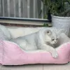 Mattor husdjur fyrkantig plysch kennel säng för katt hund medelstora små husdjur katt hund bäddsoffa kudde katt säng hund säng katt hus husdjur leveranser husdjur säng