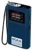 Radio NOAA Weather Radio Portable AM ​​FM Transistor Battery Drift av 1500mAh (ingår) med stark Flashlinghtus enda version.