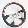 Steering Wheel Covers Wooden Leather For Toyota Land Cruiser 100 Prado 120 LC100 FJ120 GX460 Accessories