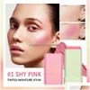 Blush Maquillage Stick B Crème Ber Hydratant Imperméable 3 Couleurs Rose Rouge Orange Pour Les Yeux Lèvres Et Chèques Maquillage Du Visage De Luxe Drop Del Dhrkh