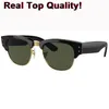 Top Eyeglasses Mega 0316S New Style Polarized Sunglasses Men Women Fashion Sun Glasses Real Glass Lenses with Accessories