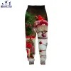 Pantalon Mamba Top homme pantalon Anime vêtements de noël femmes pantalons de survêtement père noël pantalons longs mignon fille 3D Cosplay hommes pantalons en gros