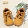 Sneakers Kidsun 2021 Nya ankomst Babyskor Simple Casual Kid Shoes Laceup Hookloop Nonslip Soft Rubber Sole Spädbarn Fitst Walkers