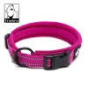 CHARTS TRUELOVE Soft Padded Mesh Dog Collar 3M Reflektiv Nylon Walking Training Dog Leads Stock Running Dog Pet Collar 11 Colors