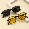 Solglasögon 2024 Fashion Vintage Square Woman Retro Sun Glasses Ultraviolet-Proof Female Brand Designer Gradient